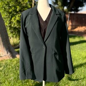 Maurices Green Boyfriend Blazer